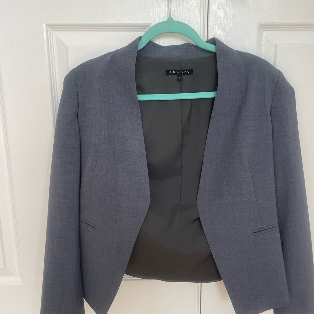 Theory Gray Blazer